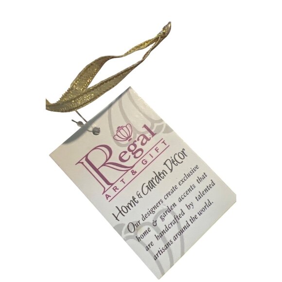 Ornament Dove Gold tone - Regal Art set of 2  NWT - Picture 4 of 6